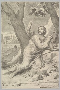 Pyhä Augustinus, 1660. tekijältä Claude Mellan