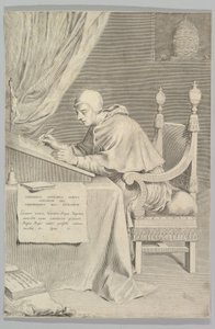 St. Gregory, 1681. tekijältä Claude Mellan