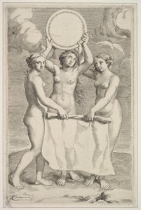 Kolme armoa, 1659. tekijältä Claude Mellan