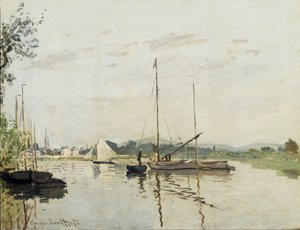 Argenteuil - öljy kankaalle tekijältä Claude Monet
