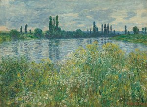 Seinen ranta, Vétheuil tekijältä Claude Monet