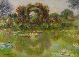 Water Lilies Pond, Rosiers, 1913 tekijältä Claude Monet