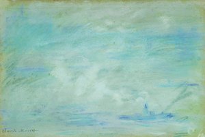 Vene Thamesilla, sameusvaikutus; Vene Thamesilla, sumuefekti, 1901 tekijältä Claude Monet
