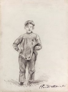 Poika maalla tekijältä Claude Monet
