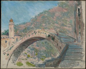 Silta Dolceacquassa tekijältä Claude Monet