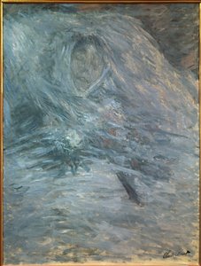 Camille kuolinvuoteella (taiteilijan ensimmäinen vaimo 1847-1879) tekijältä Claude Monet