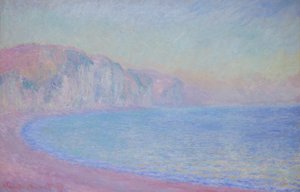 Pourvillen kalliot, nouseva aurinko tekijältä Claude Monet