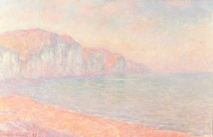 Falaises de Pourville, le matin tekijältä Claude Monet