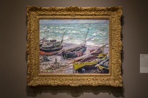 Kalastusveneet Étretatissa tekijältä Claude Monet