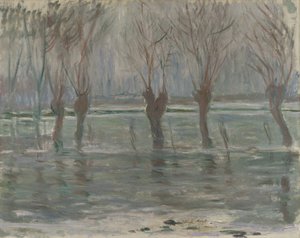 Tulvavedet, 1896 tekijältä Claude Monet