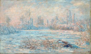Pakkanen, 1880 tekijältä Claude Monet