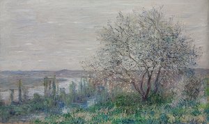 Kevättunnelmaa Vétheuilissa. 1880 tekijältä Claude Monet