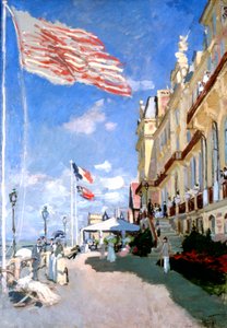 Hotel des Roches Noires, Trouville, 1870 tekijältä Claude Monet