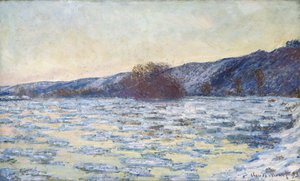 Ice Floes at Twilight, 1893. tekijältä Claude Monet