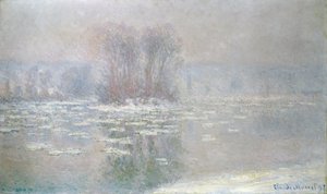 Jää Bennecourtissa, 1898 tekijältä Claude Monet