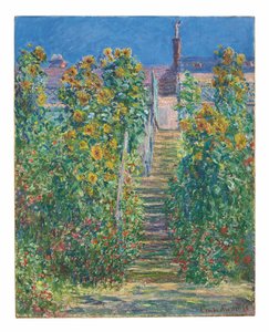 Portaikko Vétheuilissa tekijältä Claude Monet