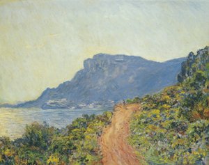 La Corniche Monacon lähellä tekijältä Claude Monet