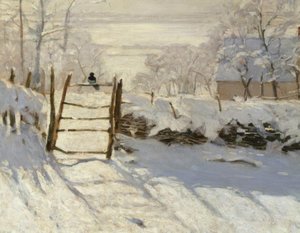 La pie (Die Elster) tekijältä Claude Monet