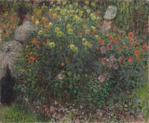 Ladies in Flowers, 1875 tekijältä Claude Monet