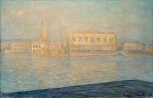 Herttuan palatsi Saint-Georges Majeurista nähtynä tekijältä Claude Monet