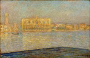 Herttuan palatsi Saint George Majorista nähtynä tekijältä Claude Monet