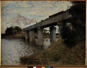Argenteuilin rautatiesilta tekijältä Claude Monet