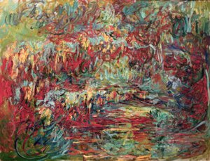 Le Pont japonais (Die japanische Brücke) tekijältä Claude Monet
