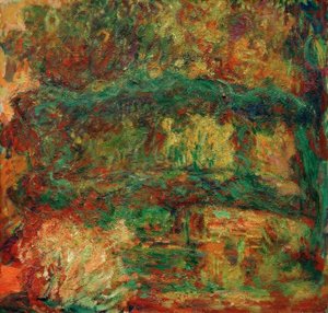 Le pont japonais (Nymphéas, le pont japonais) tekijältä Claude Monet