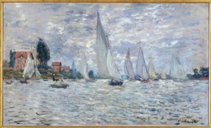 Les barques. Regates à Argenteuil tekijältä Claude Monet