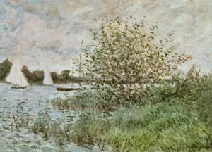 Seinen ranta lähellä Argenteuilia tekijältä Claude Monet