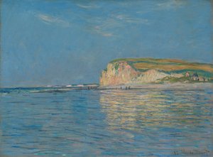 Laskuvesi Pourvillessä, lähellä Dieppeä, 1882 tekijältä Claude Monet