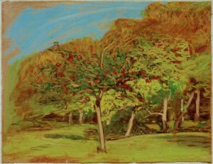 Hedelmä puut tekijältä Claude Monet