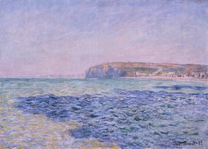 Shadows on the Sea, Pourvillen kalliot (Dieppe, Seine Maritime, Ranska) (Shadows on the Sea - The Cliffs at Pourville) - Claude Monet
