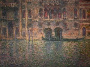 Palazzo da Mula, Venetsia tekijältä Claude Monet