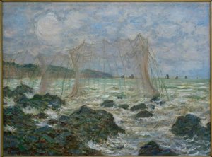 Pourvillen kalastuspuisto tekijältä Claude Monet