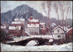 Talvimaisema. Claude Monet