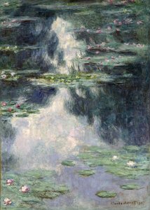 Lampi lumpeilla, 1907 tekijältä Claude Monet