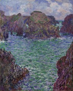 Port-Goulphar, Belle-Ile, 1887 tekijältä Claude Monet
