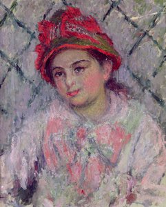 Blanche Hoscheden (1864-1947) muotokuva nuorena tytönä, n. 1880
