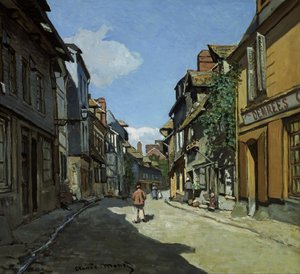 Rue de la Bavole, Honfleur tekijältä Claude Monet