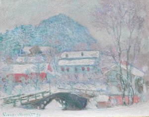 Sandvika, Norja, 1895 tekijältä Claude Monet