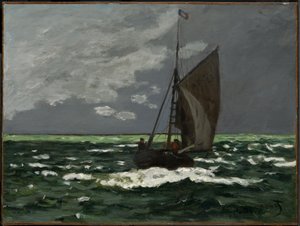 Merimaisema, myrsky tekijältä Claude Monet