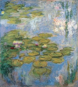 Vesililjat (nymphéas). 1916-19 tekijältä Claude Monet
