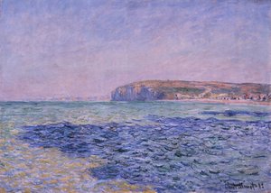 Varjoja merellä. Kalliot Pourvillessä tekijältä Claude Monet