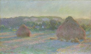 Vehnäpinoja, kesän loppu, 1890-91 tekijältä Claude Monet
