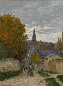 Katu Sainte-Adressessa. 1867 tekijältä Claude Monet