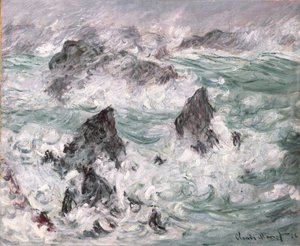 Myrsky Belle-Ilessä tekijältä Claude Monet