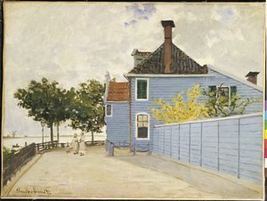 Sininen talo, Zaandam tekijältä Claude Monet