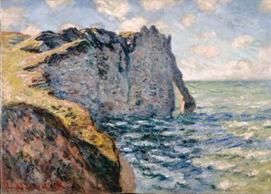 Avalin jyrkänne, Étretat tekijältä Claude Monet
