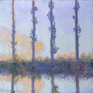 Neljä puuta, 1891 tekijältä Claude Monet